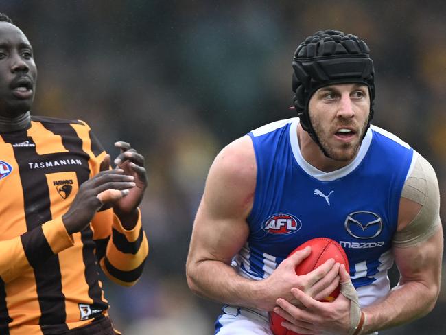 Tristan Xerri was dominant late in the year. Picture: Steve Bell/AFL Photos