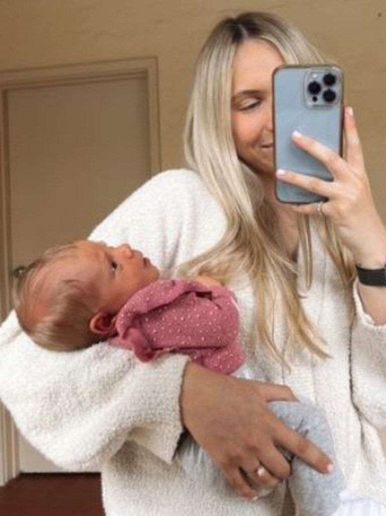 She hopes to see a more diverse range of post-partum bodies in mainstream media. Picture: Instagram/Mia Somerville