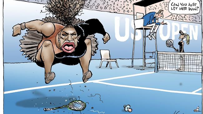 Mark Knight’s cartoon of Serena Williams have been met with controversy.