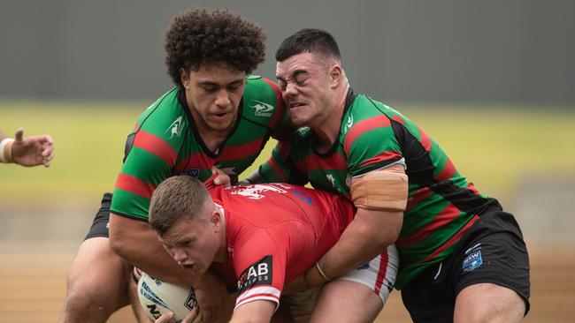 Steelers Thomas Philips and Rabbitohs Davvy Moale and Josiah Karapani