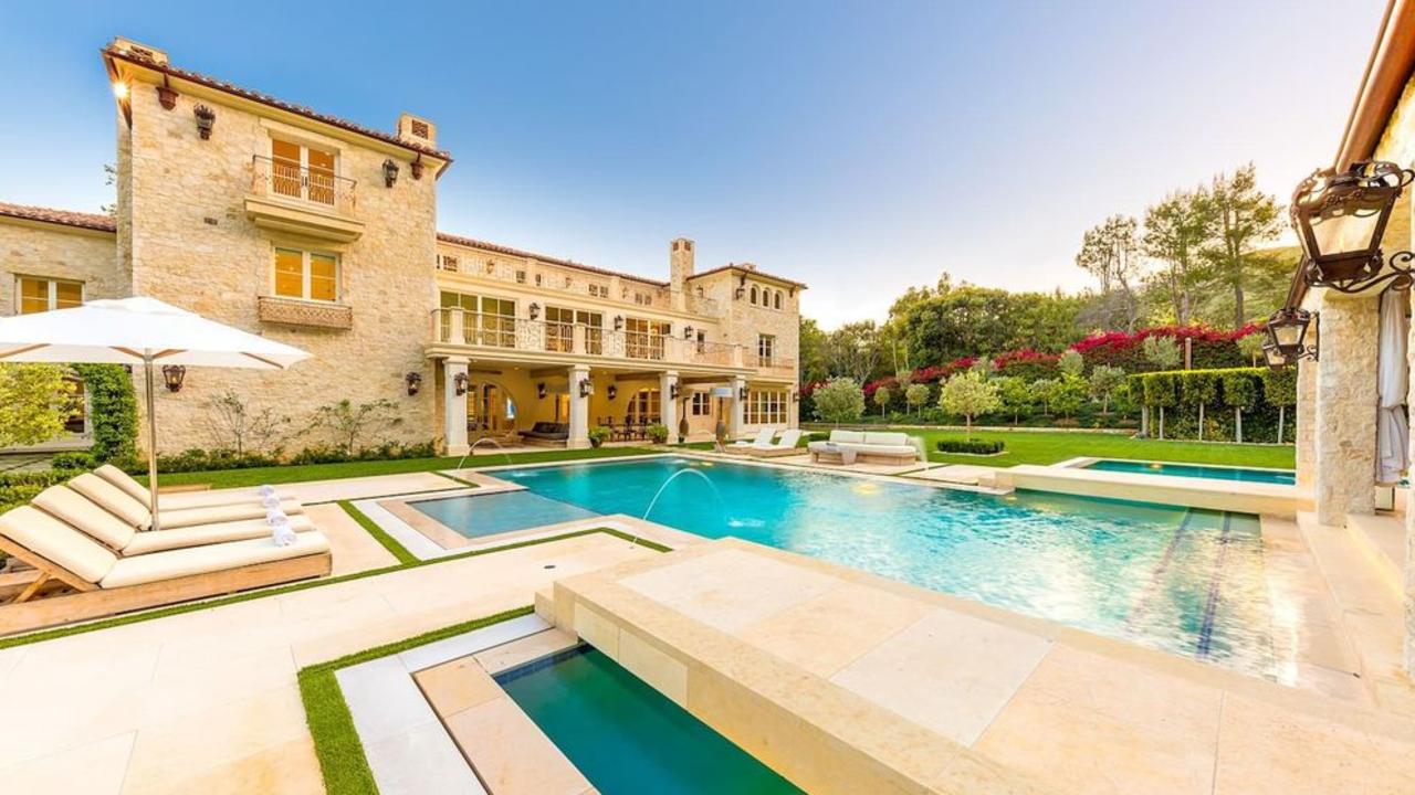 It’s been rumoured the couple were looking to purchase Petra Manor, a luxury mansion in Malibu, California previously owned by David Charvet. Picture: Stayz