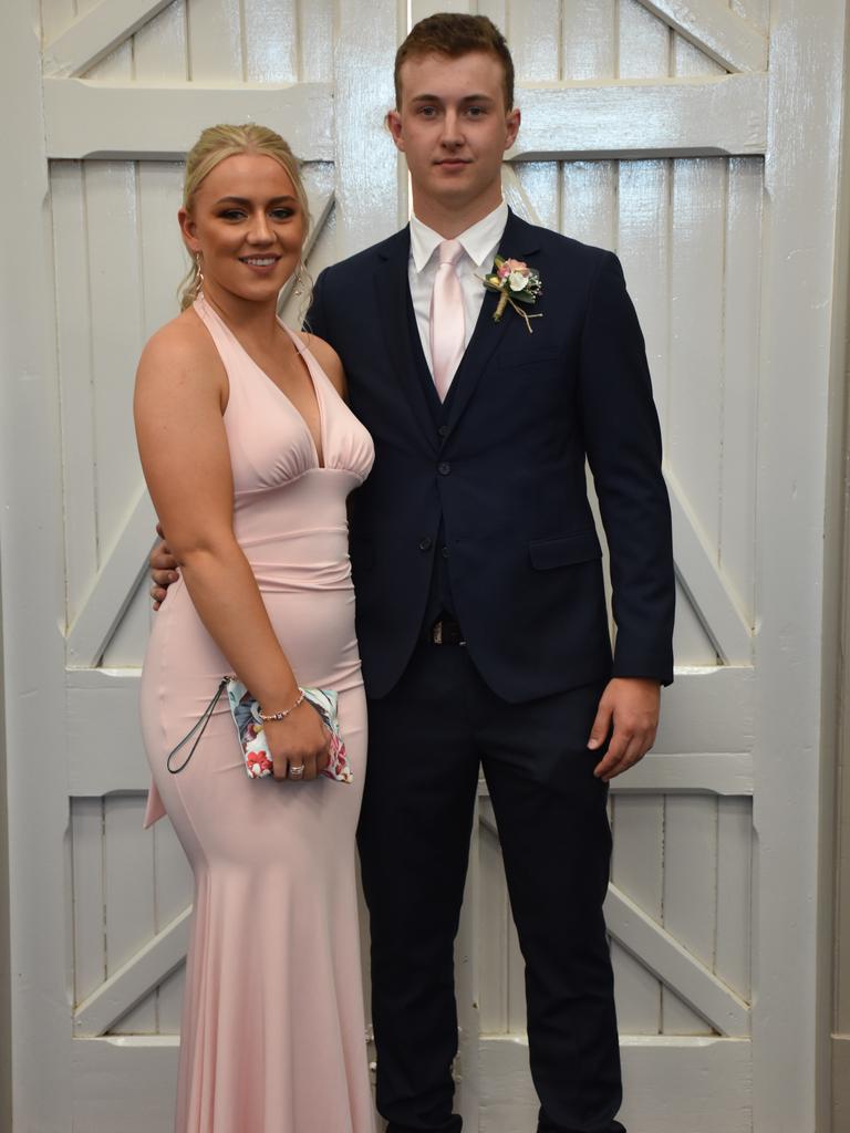 Cassidy Henry and Luke Hauff at the Assumption College formal.