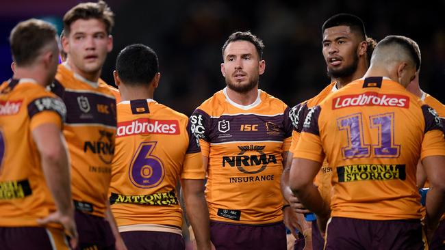 The Broncos are currently 12th in Seibold’s first season in charge and in danger of missing the playoffs. Picture: AAP