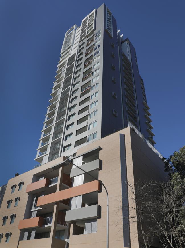 The Toplace building in Parramatta is also subject to legal action over flammable cladding.