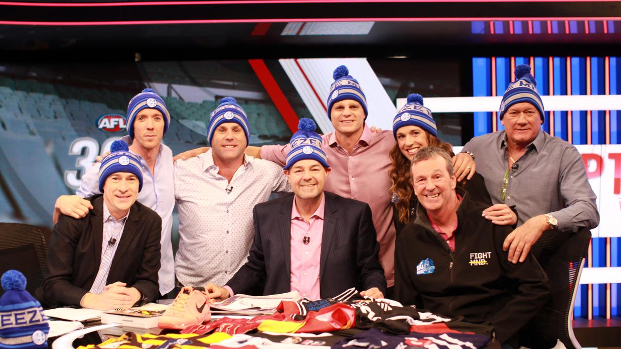 Neale Daniher with the AFL360 crew