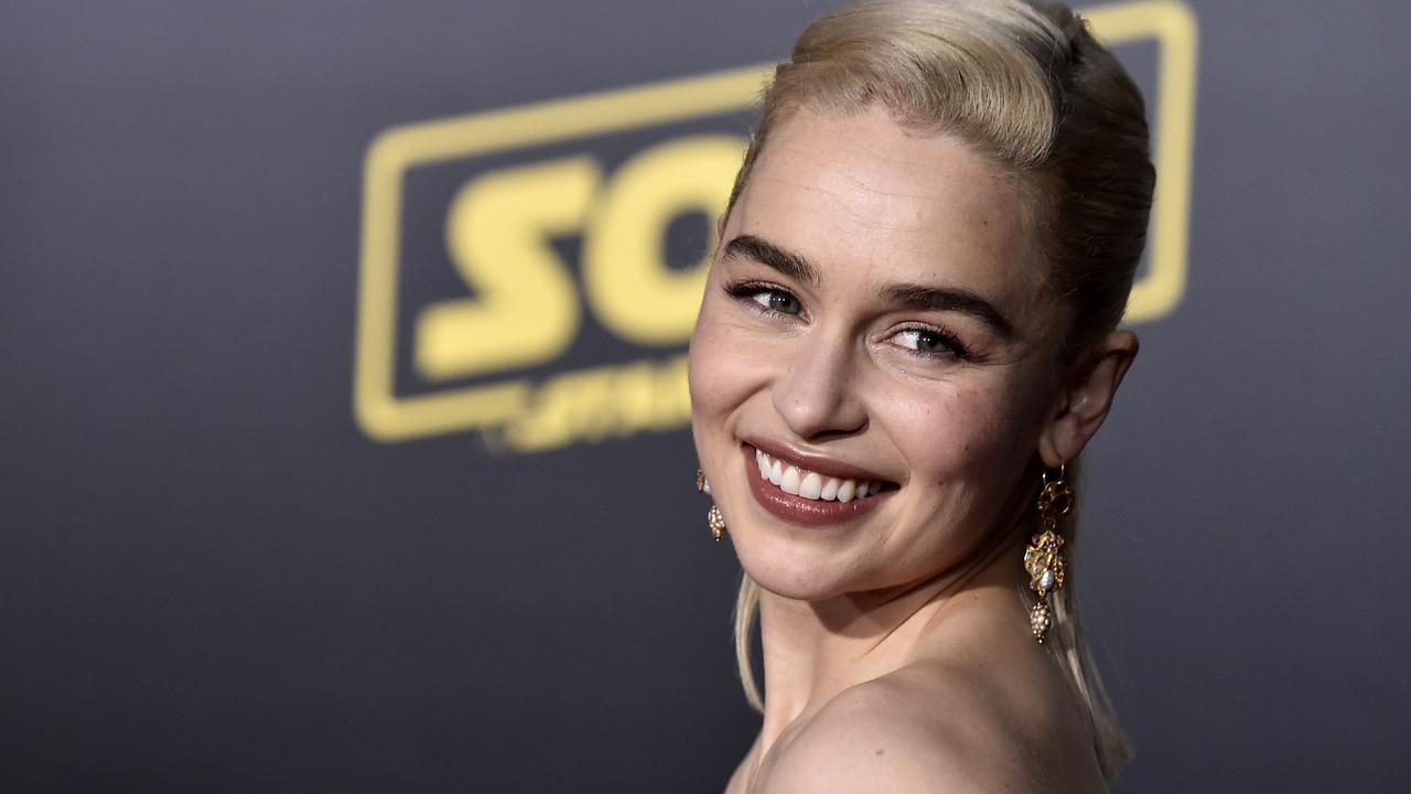 Clarke at the premiere for Solo: A Stars Wars Story, in which she plays Qi’ra. Picture: Frazer Harrison/Getty Images)