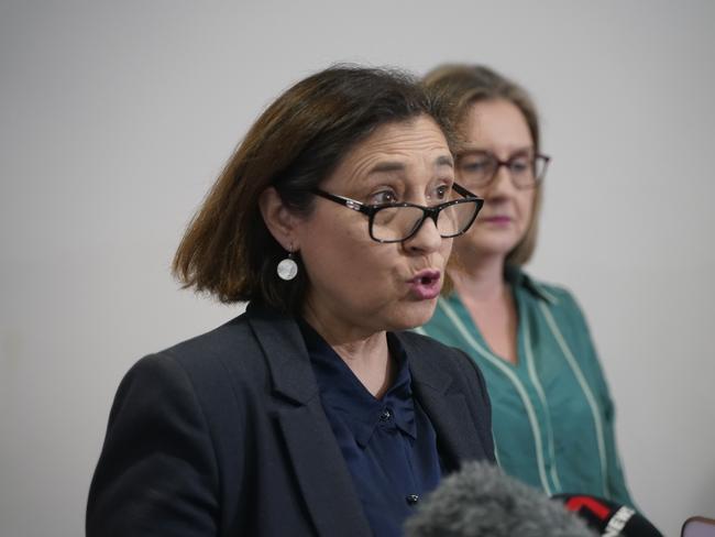 Victorian Energy Minister Lily D’Ambrosio and Premier Jacinta Allan are pushing ahead with a focus on renewable energy. Picture: Valeriu Campan