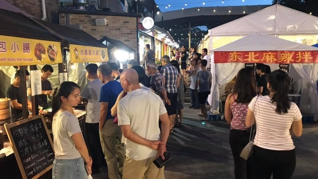 The popular Taiwan night markets at Eastwood.