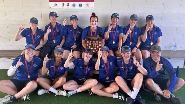 The 2024/25 Jodie Purves One Day Shield champions, Northern Suburbs. Picture: Queensland Premier Cricket.