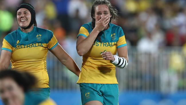 That feeling when you realise you’ve just won Olympic gold. Picture: Getty Images