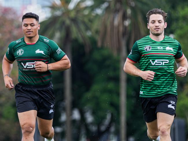 All Blacks star trains with Rabbitohs, reveals NRL ‘dream’