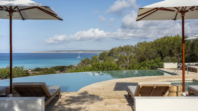 The cool pool at Dunas de Formentera.