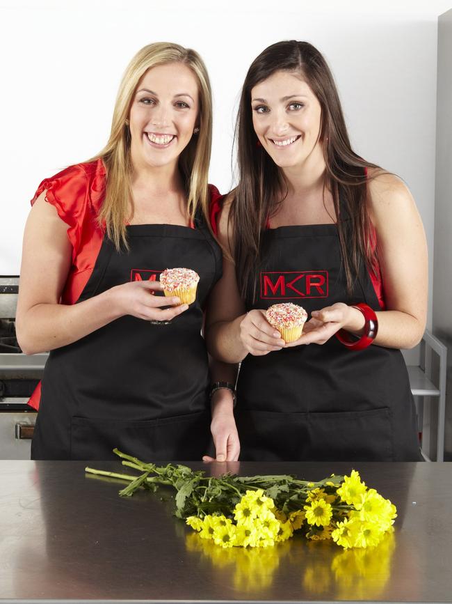 2011 My Kitchen Rules Tasmanian contestants, friends and police detectives Esther Rupenovic and Ali Elphinstone.