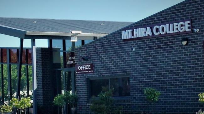 Mount Hira College in Keysborough received a threatening email at the weekend.