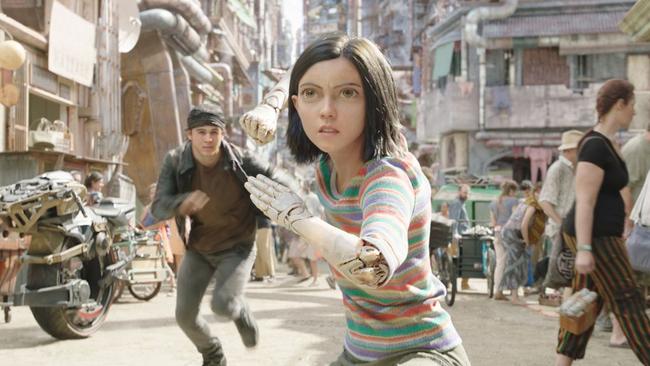 Alita: Battle Angel is a 2019 American cyberpunk action film based on Yukito Kishiro's manga Gunnm, also known as Battle Angel Alita. Produced by James Cameron and Jon Landau, the film is directed by Robert Rodriguez from a screenplay by Cameron and Laeta Kalogridis.