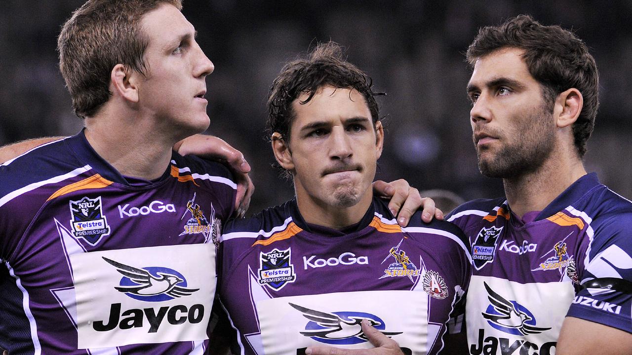 The Storm were stripped of two premiership and forced to play without points as part of their punishment for breaching the salary cap.