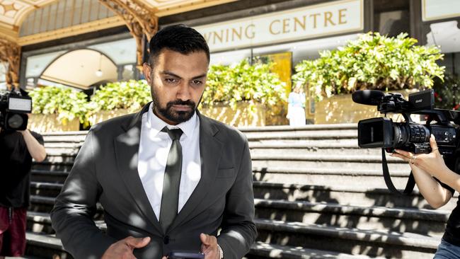 Mr Gunathilaka will learn his fate on Thursday. Picture: NCA NewsWIRE: Monique Harmer