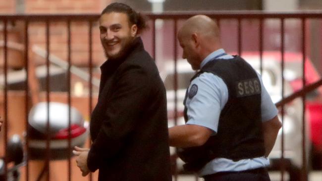 01/04/2019: Trial for three Sunni Muslims accused of firebombing a Shia mosque in Fawkner. Co-accused Ahmed Mohamed leaves court. Stuart McEvoy/The Australian.