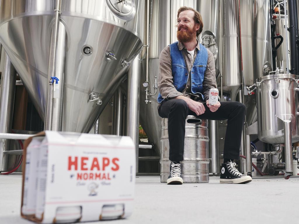 Heaps Normal founder Andy Miller at the Canberra brewery.