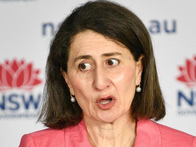 SYDNEY, AUSTRALIA - NewsWire Photos , September 19, 2021: Premier Gladys Berejiklian speaks at a press conference in Sydney   Picture: NCA NewsWire / Flavio Brancaleone