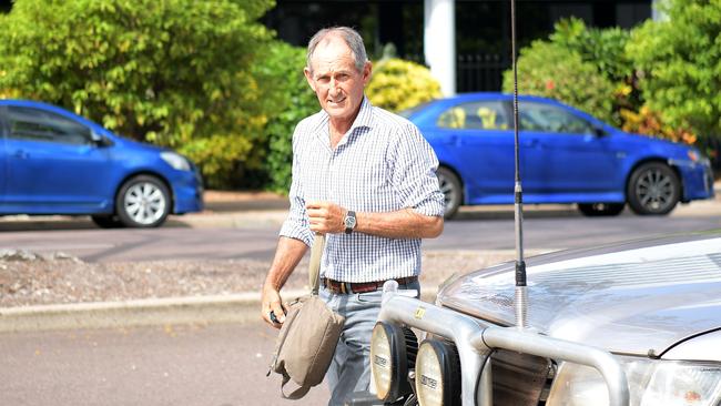 Phillip Howie arrives at court on his first appearance for allegedly assisting in the kidnapping of Grace Hughes. Picture: (A)manda Parkinson