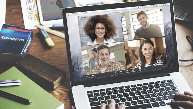 Exasperating muting, frozen screens and the open invitation for strangers to judge your virtual backdrops - if phone calls were once uncomfortable for young workers, they were displaced by a new world of video-driven cringe this year. Picture: istock