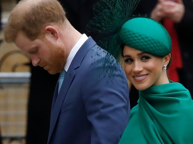 Prince Harry, Duke of Sussex, (L) and Meghan, Duchess of Sussex. Meghan's chief of staff has left after a year on the job. Picture: Tolga Akmen / AFP)