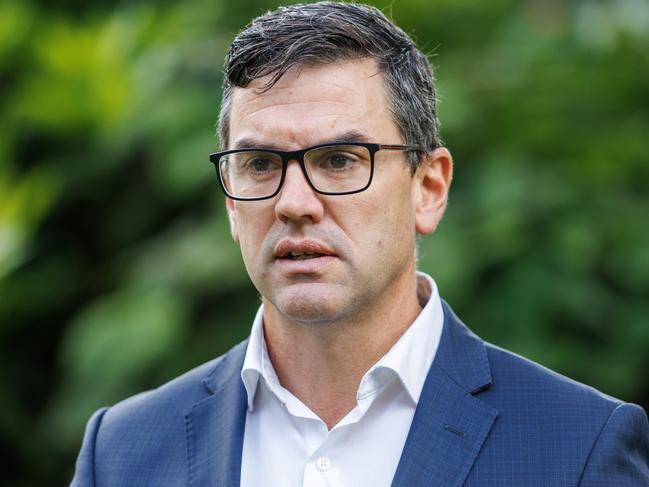 Opposition Leader Brad Battin wants Melbourne in 2050 to be a city where people can afford to live. Picture: Aaron Francis