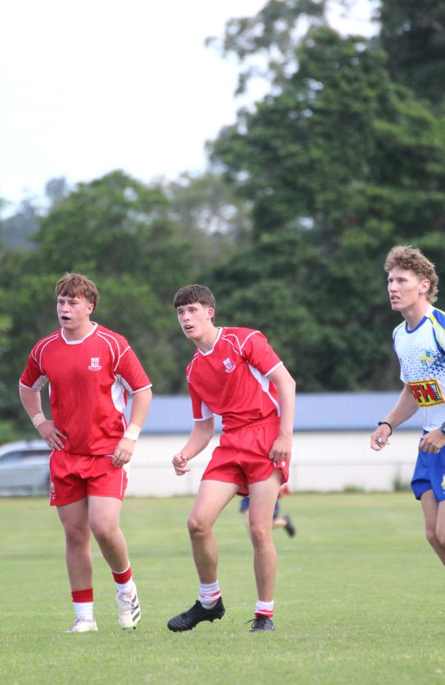 Ballymore Cup rugby action at the Albany Creek Brumbies Junior Rugby Union Club on Friday, April 12, 2024.