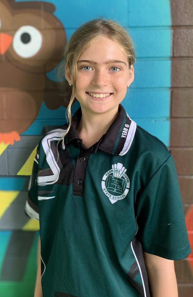 Isabel Pomario, 2024 Kenmore South State School captain. Picture: Contributed