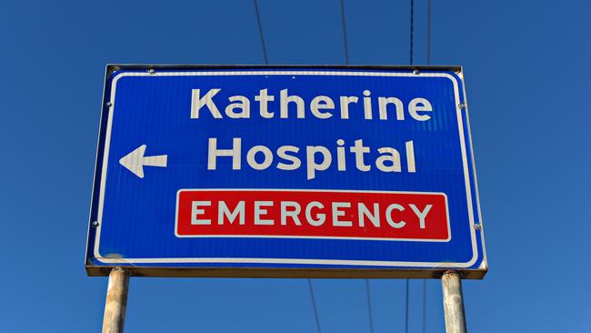 Katherine Hospital has been listed as an exposure site five times. Picture: File.