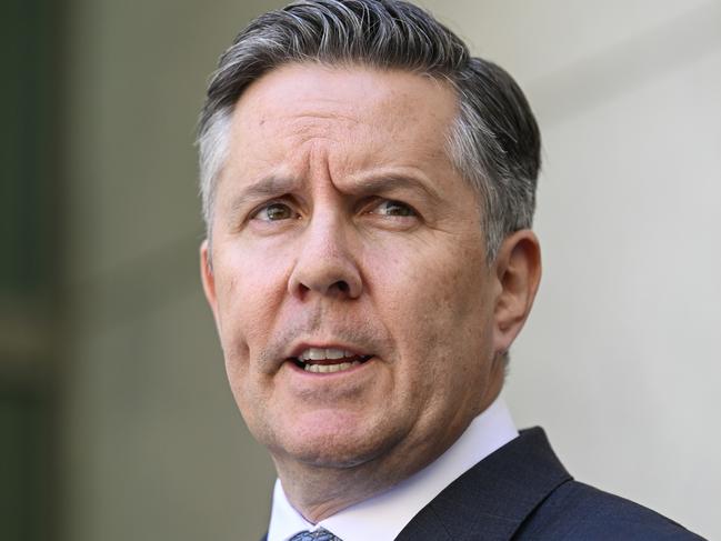 Federal Minister for Health and Aged Care Mark Butler slammed the US President’s decision, saying it doesn’t bode well for the US-Australia relationship. Picture: NCA NewsWire/Martin Ollman