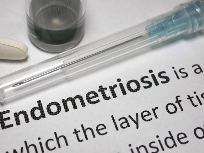 Endometriosis is a disorder in which tissue similar to that in the lining of the uterus, grows outside of the layer.