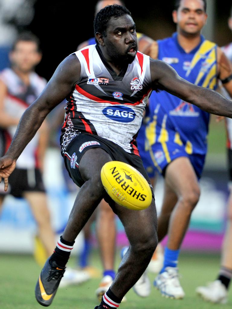 Roberts playing in the NTFL for Southern Districts.