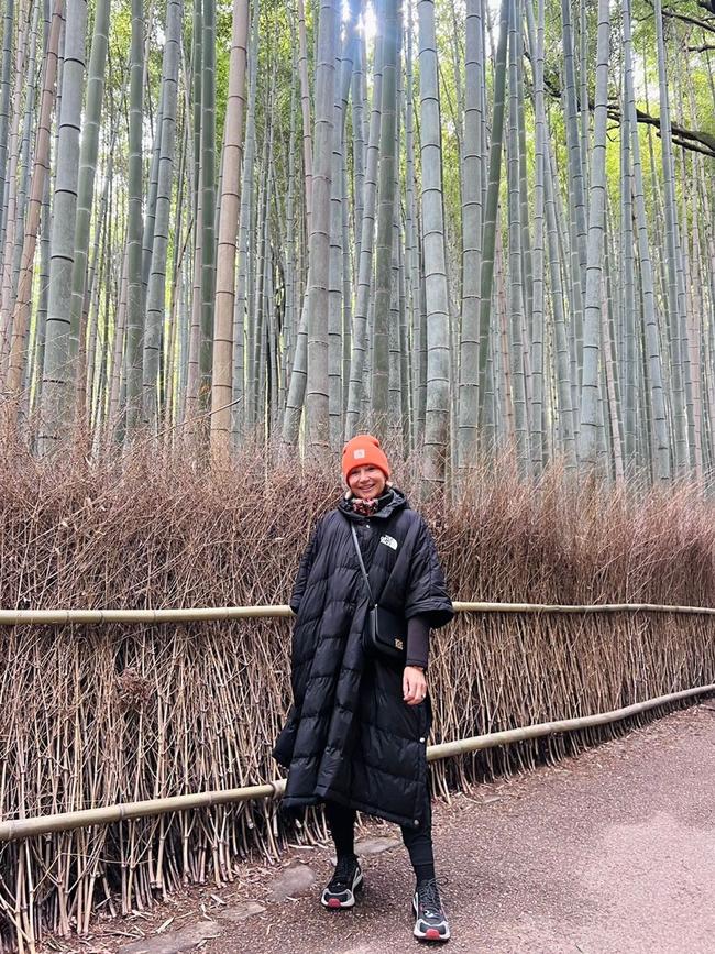 Ms Van Tulder in Japan.