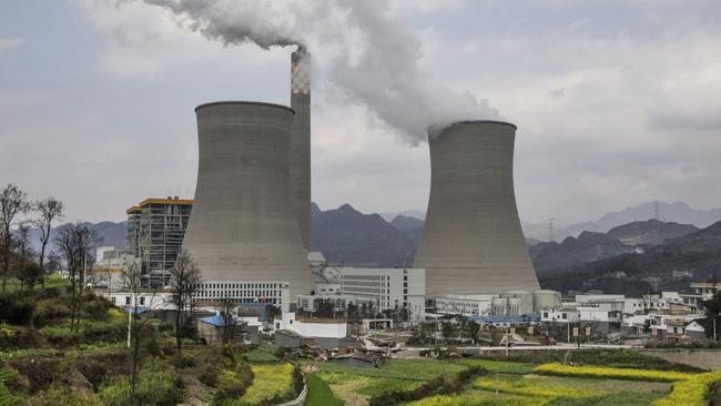 A state-owned coal-fired power plant in southern China. Picture: Getty Images