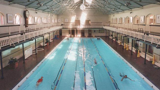 Melbourne City Baths. Swimming pool.