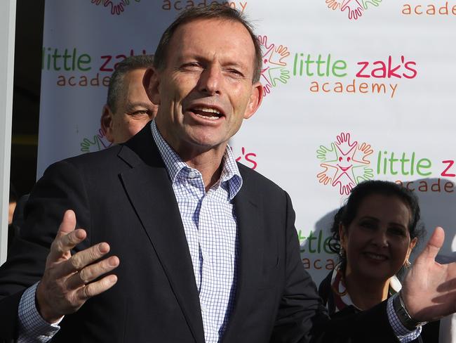 Tony Abbott will be given a talking to by the new Liberal Party president. Picture: Daniel Munoz