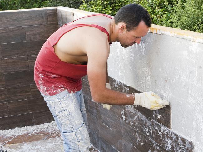 Looking for solid job prospects? Consider becoming a plasterer. Picture: iStock