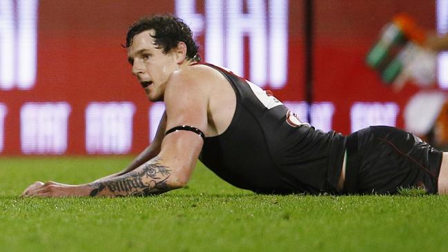 AFL Round 21. Gold Coast Suns vs Essendon at Metricon Stadium, Gold Coast. Jake Carlisles snap on goal seconds before the final siren misses and the Suns win by 2points . Pic: Michael Klein