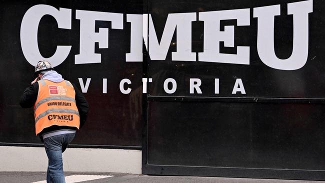 State premiers have uniformly condemned the embattled CFMEU.