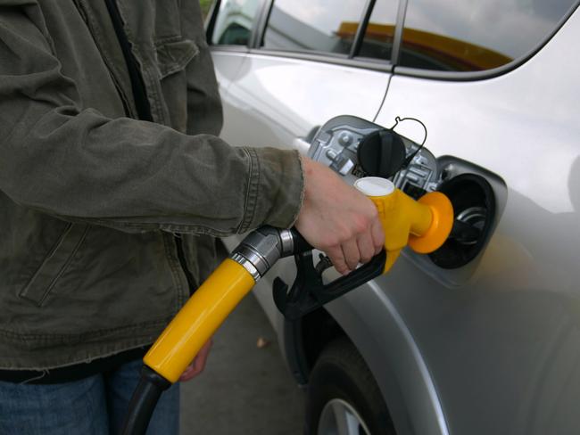 Filling Up with gas or petrol at the bowser