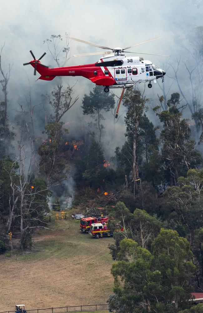 Emergency services are yet to determine the cause of the blaze. Picture: Jason Edwards