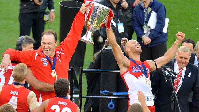 John Longmire and Jarrad McVeigh are in NSW’s greatest-ever AFL line-up.