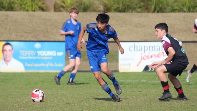 Churchie's Hiro Sugimura. Picture: Jason Tobin.