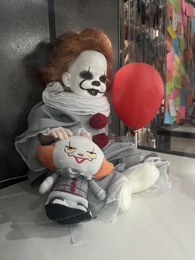 Silvia Heszterenyiova Sullivan is the owner of the dolls and the creator of many of them, including baby Pennywise.