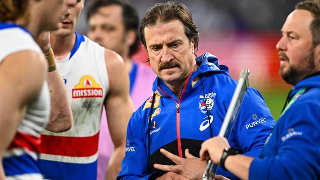 Luke Beveridge is under pressure to deliver. Picture: Getty Images