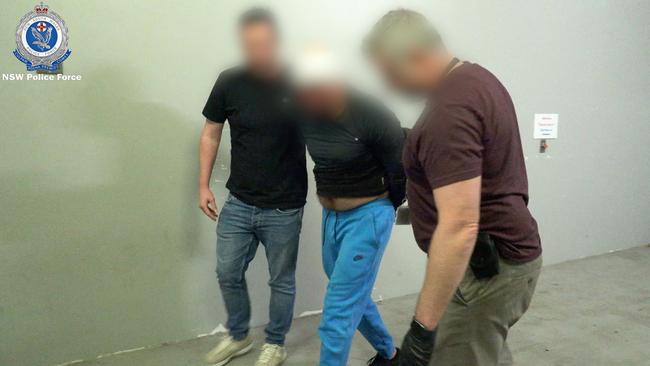 Zahed was arrested in dramatic circumstances in August 2022. Picture: NSW Police