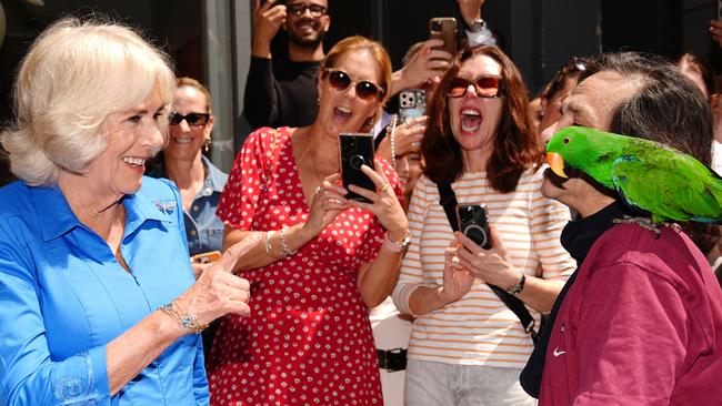 People were very excited. Picture: Aaron Chown-Pool/Getty Images