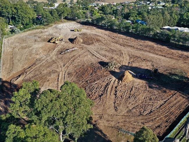 The $2.4 million earthworks project is underway on Signature Care's 144-bed Grafton aged care development.